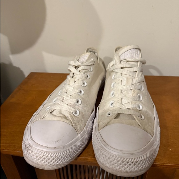 Converse Shoes Mens 11.5 Chuck Taylor All-Stars White Lace Up Low 1U647F - Picture 2 of 7